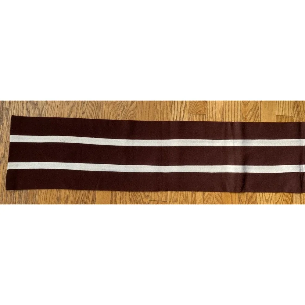 Vintage Ryder & Amies Christs College Cambridge Preppy Stripe Wool Scarf England